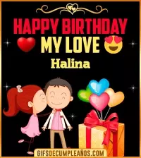 GIF Happy Birthday Love Kiss gif Halina
